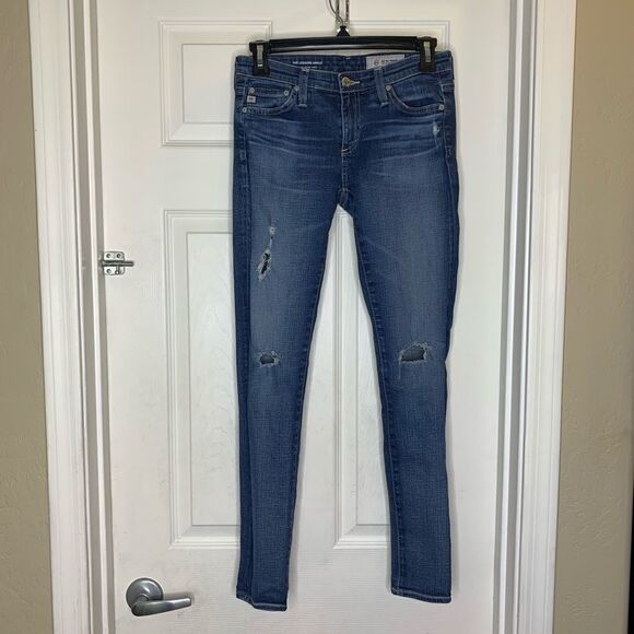 AG The Legging Ankle Super Skinny Ankle Distressed - Picture 2 of 7